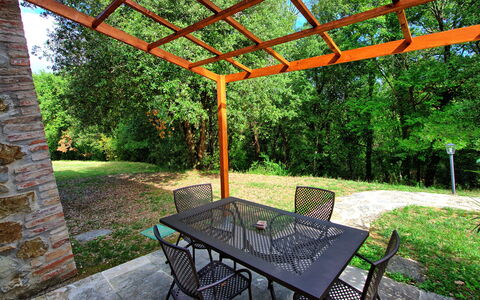 Feriebolig Mulignone 6: Hage, Utendørs