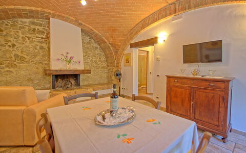 Feriebolig Mulignone 6: Lunsjrom, Stue