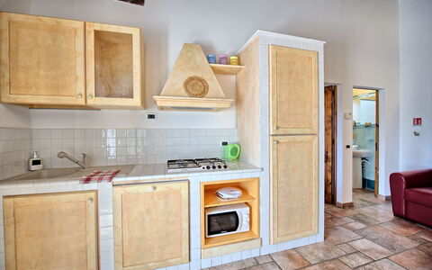 Feriebolig Mulignone 14: Kjøkken, Lunsjrom, Stue