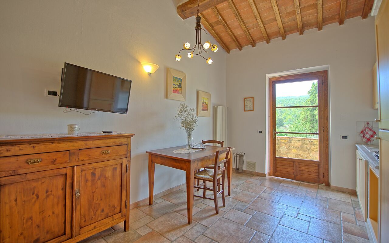 Feriebolig Mulignone 15: Lunsjrom, Stue