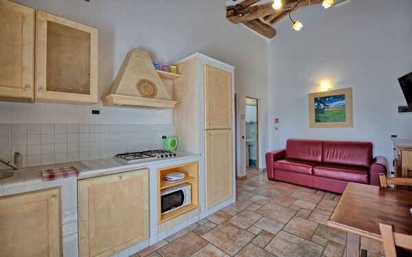 Feriebolig Mulignone 14: Kjøkken, Lunsjrom, Stue