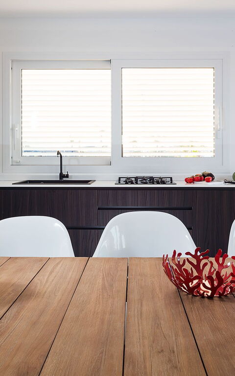 Villa San Lorenzo Palma: Kjøkken, Lunsjrom