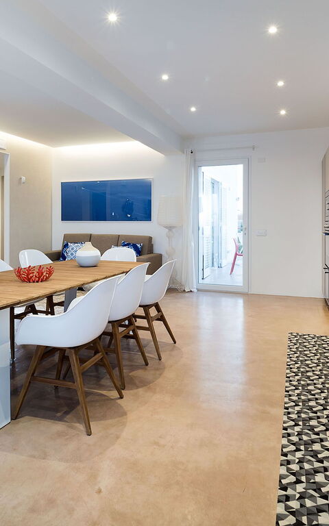 Villa San Lorenzo Palma: Kjøkken, Lunsjrom, Stue