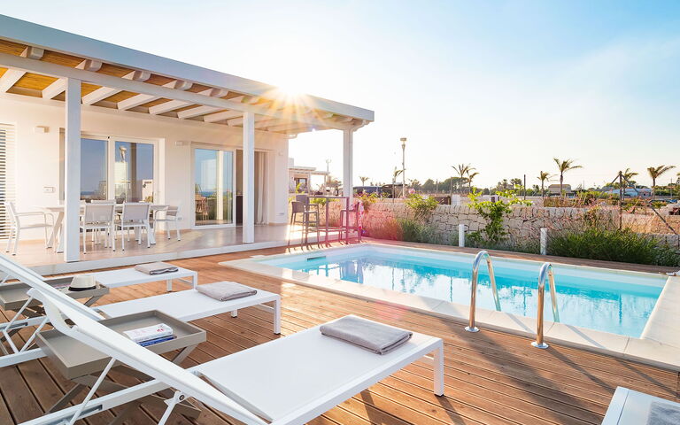 Villa San Lorenzo Palma: basseng, Utendørs