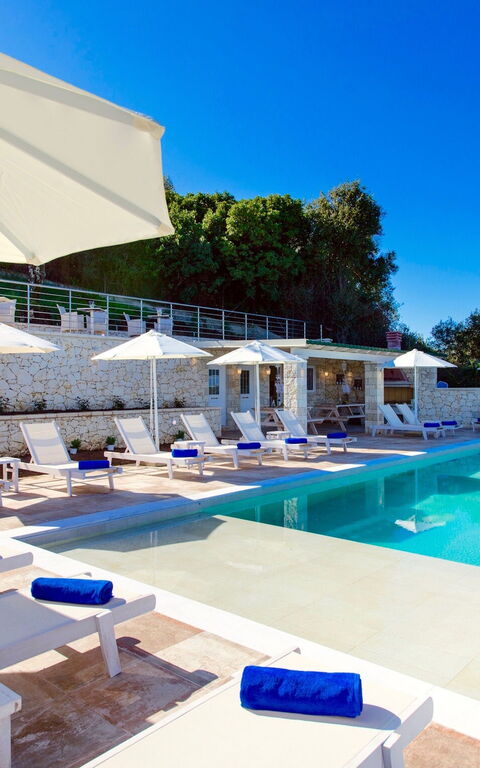 Villa Corfu Panorama: basseng, Utendørs