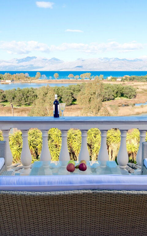 Villa Corfu Panorama: Balkong / terrasse / uteplass, Visningar