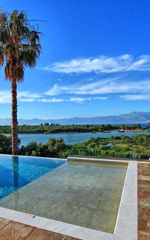 Villa Corfu Panorama: basseng, Utendørs, Visningar