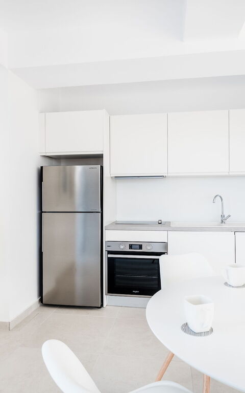 Villa Athena: Kjøkken, Lunsjrom, Stue