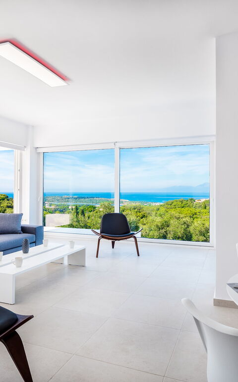 Villa Nafsika: Lunsjrom, Stue