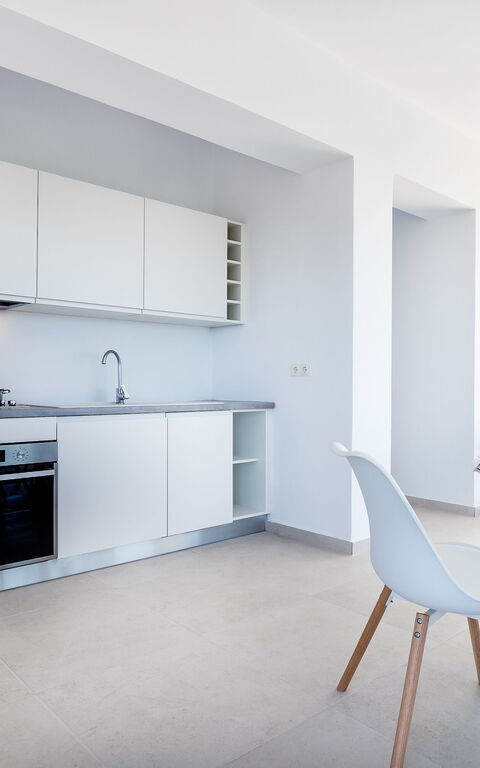 Villa Nafsika: Kjøkken, Lunsjrom