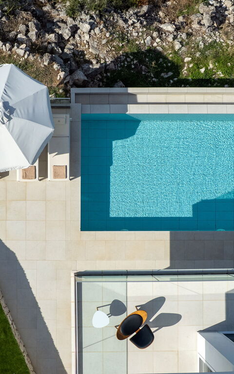 Villa Nafsika: basseng, Eksteriør, Hage, Utendørs