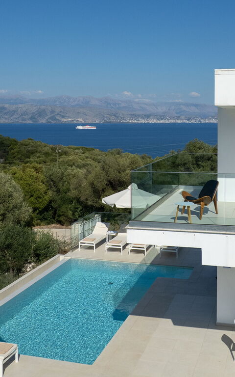 Villa Nafsika: basseng, Eksteriør, Utendørs, Visningar