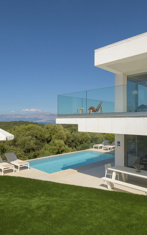 Villa Nafsika: basseng, Eksteriør, Hage, Utendørs, Visningar