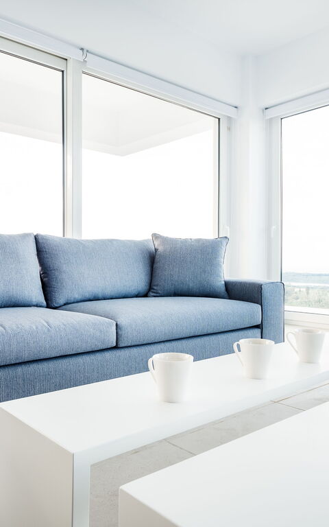 Villa Arete: Kjøkken, Lunsjrom, Stue