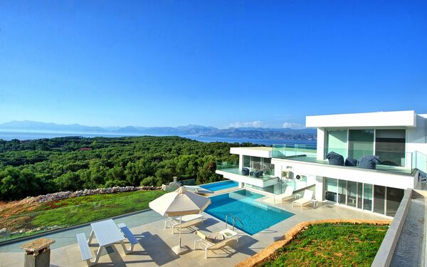 Villa Arete: basseng, Eksteriør, Hage