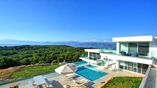 Villa Arete: basseng, Eksteriør, Hage