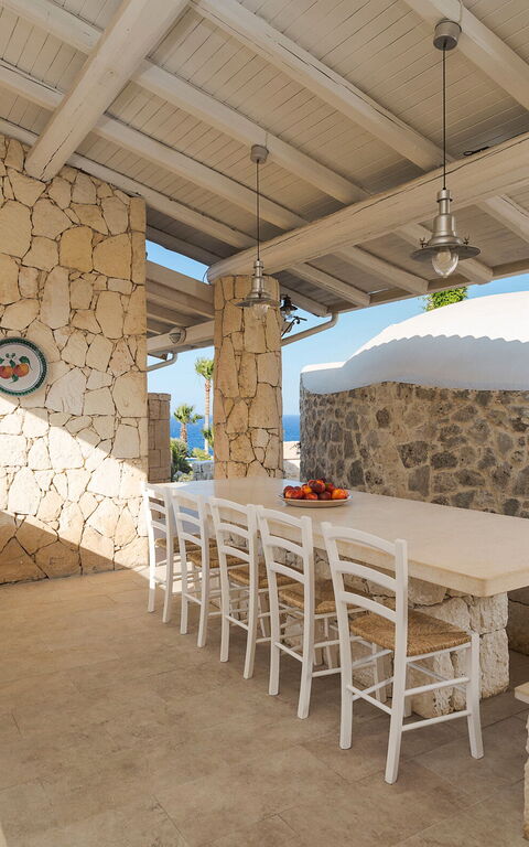 Villa Del Mito: Balkong / terrasse / uteplass, Eksteriør, Kjøkken, Utendørs