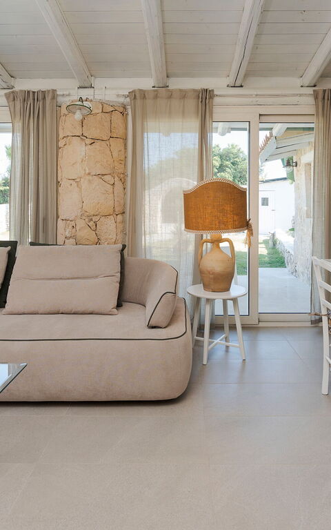 Villa Del Mito: Lunsjrom, Stue