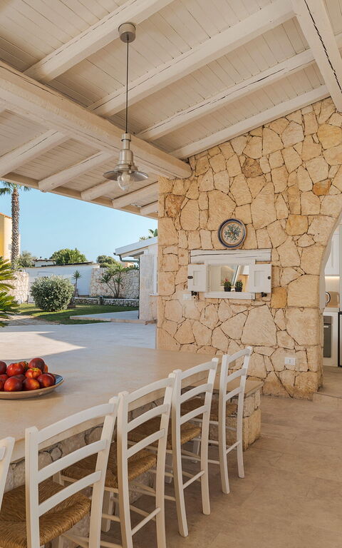 Villa Del Mito: Balkong / terrasse / uteplass, Eksteriør, Kjøkken, Utendørs