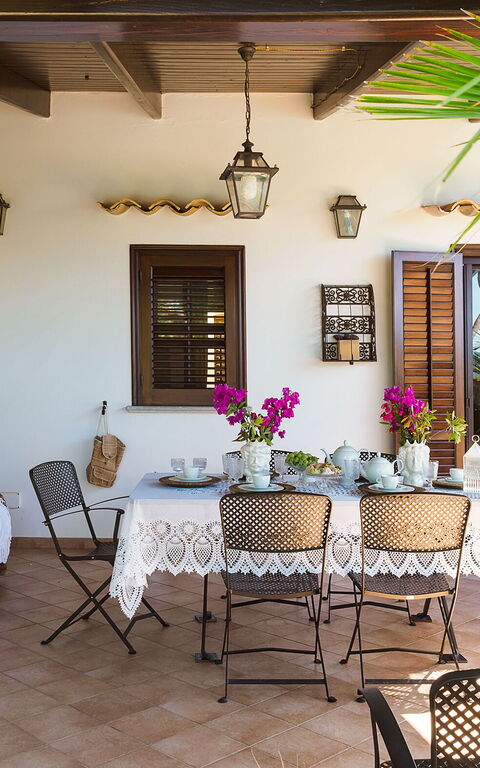 Villa Cala Mancina: Utendørs