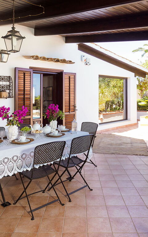 Villa Cala Mancina: Utendørs