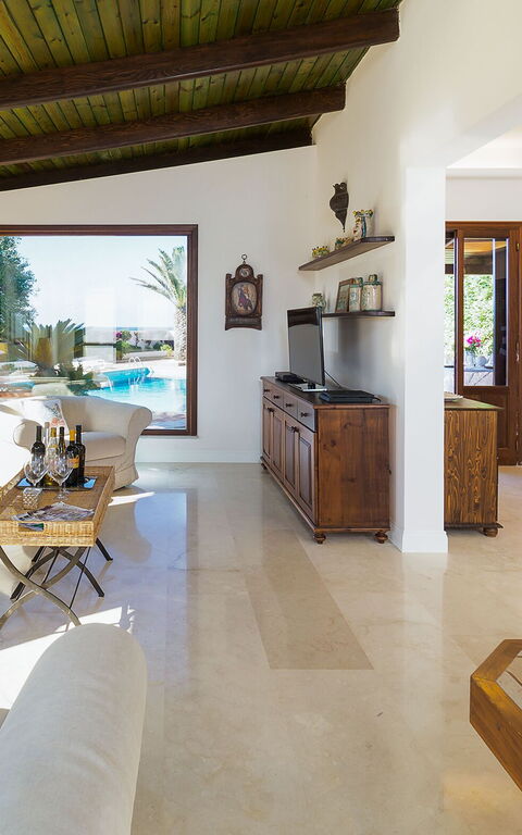 Villa Cala Mancina: Stue