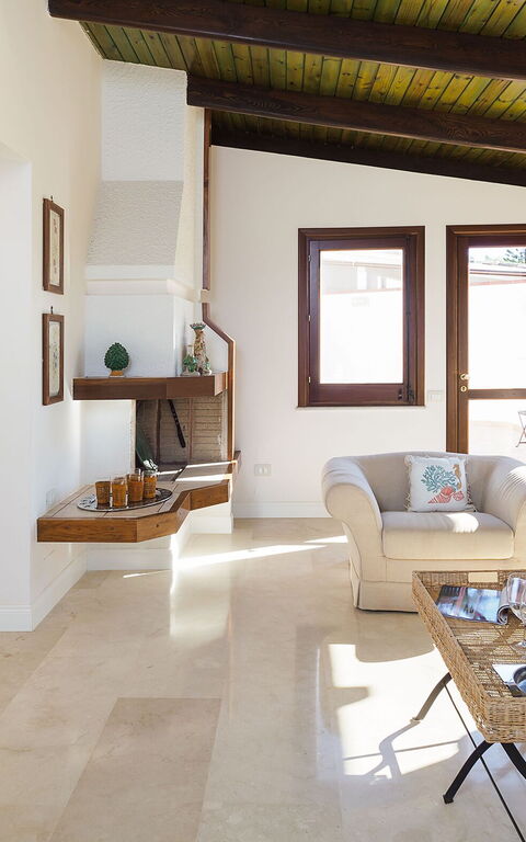 Villa Cala Mancina: Stue