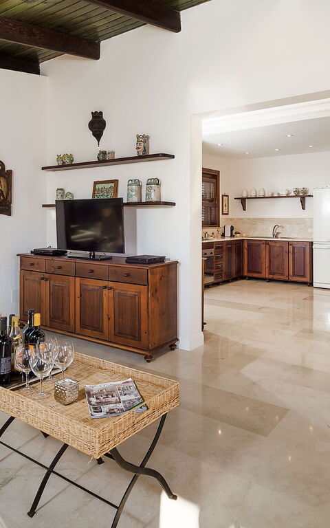 Villa Cala Mancina: Stue