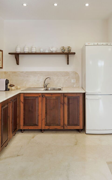 Villa Cala Mancina: Kjøkken