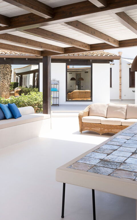 Villa Cala Mancina: Balkong / terrasse / uteplass, Eksteriør, Utendørs