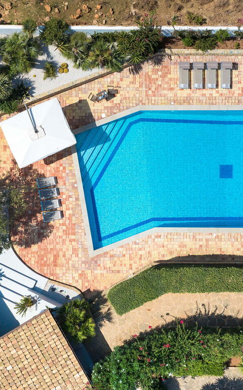 Villa Cala Mancina: basseng, Visningar