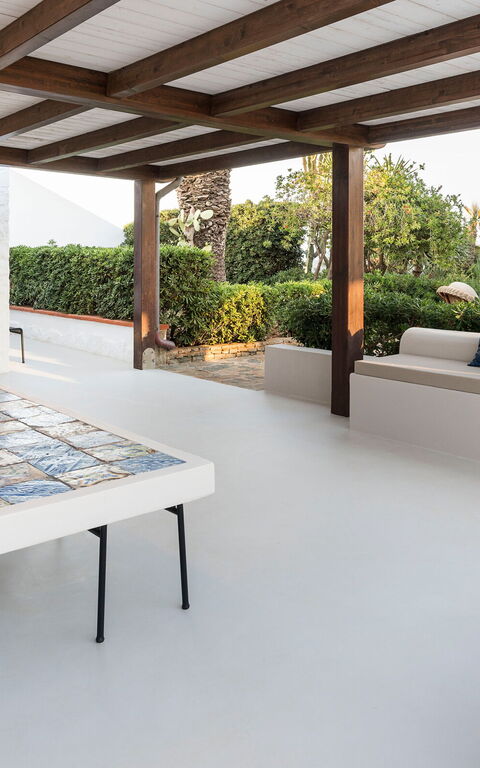 Villa Cala Mancina: Balkong / terrasse / uteplass, Eksteriør, Utendørs