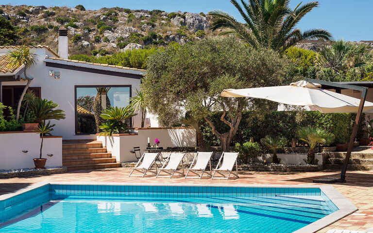 Villa Cala Mancina: basseng