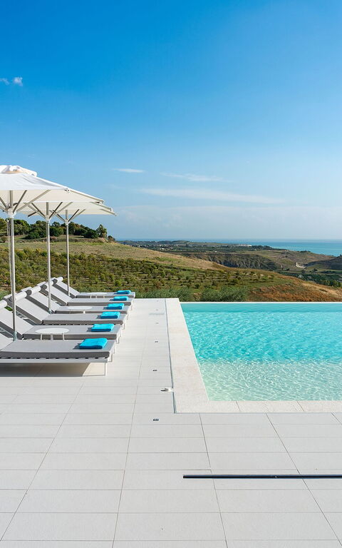 Villa Camemi: basseng, Hage, Sommer, Utendørs, Visningar