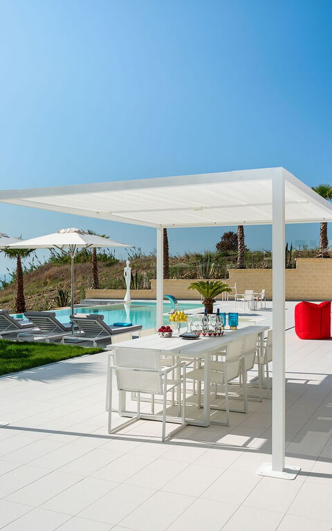 Villa Camemi: Balkong / terrasse / uteplass, Sommer, Utendørs