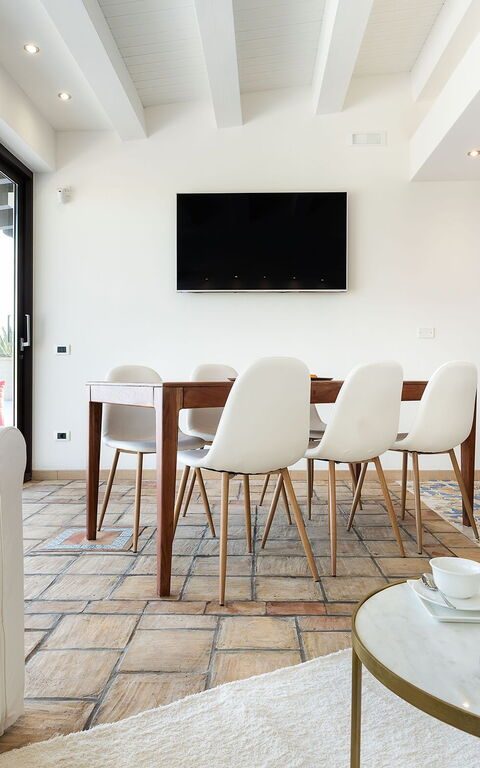 Villa Camemi: Kjøkken, Lunsjrom