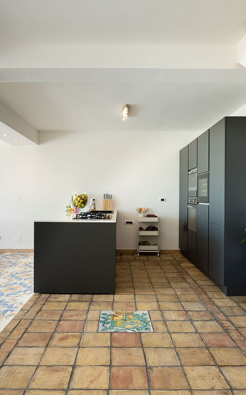 Villa Camemi: Kjøkken, Lunsjrom