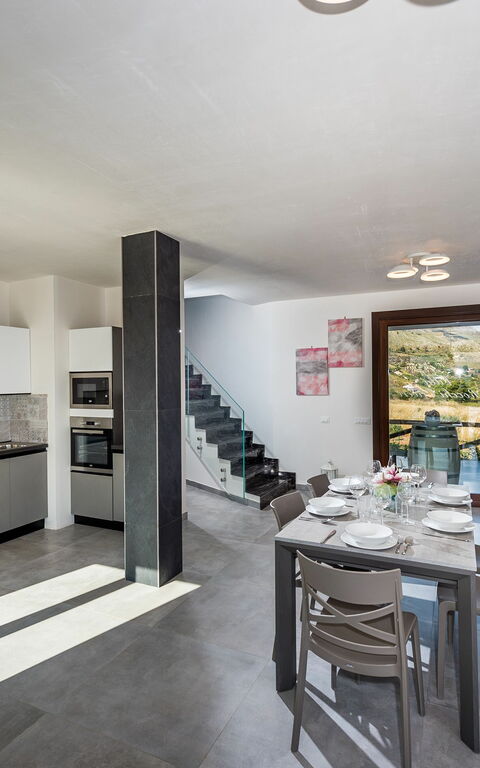 Villa Livreri: Kjøkken, Lunsjrom