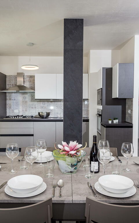 Villa Livreri: Kjøkken, Lunsjrom