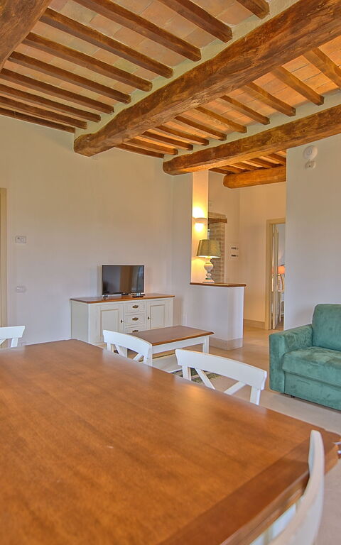 Villa Apollinare: Kjøkken, Lunsjrom, Stue