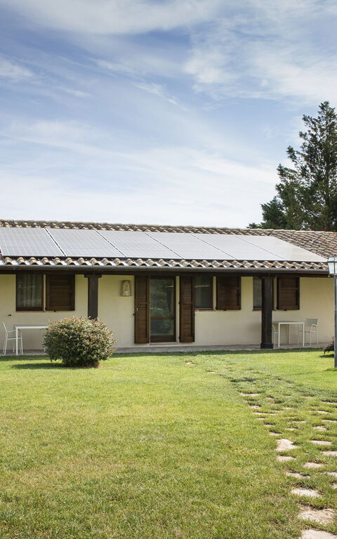 Villa Apollinare: Hage, Utendørs