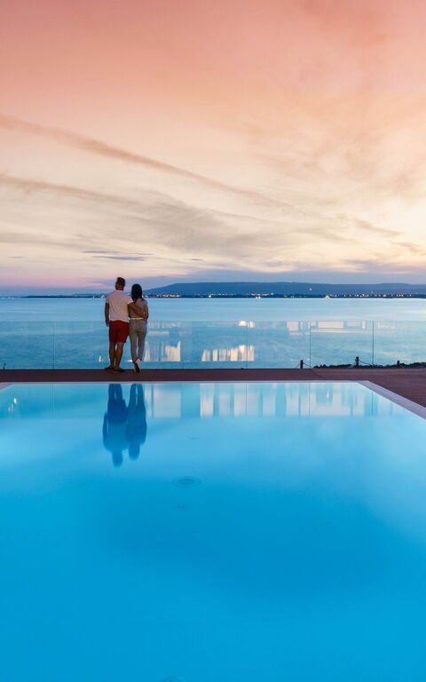 Villa Angelina: basseng, Visningar