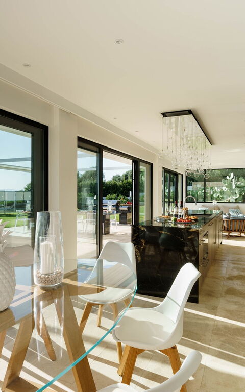 Villa Angelina: Kjøkken, Lunsjrom