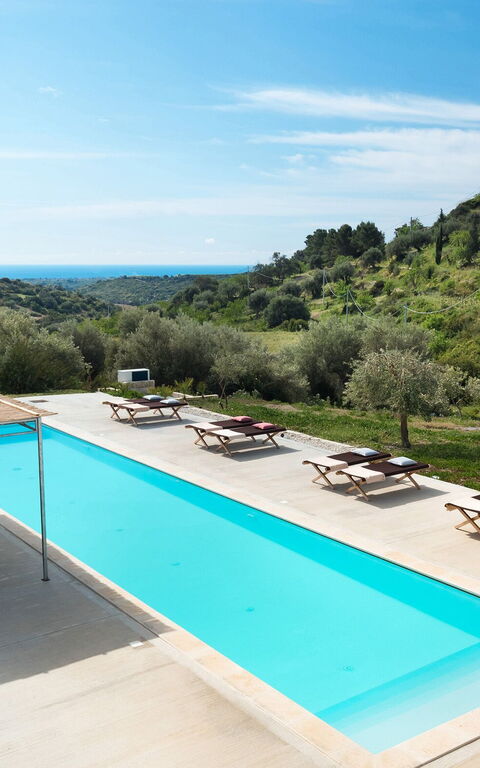 Villa Contra: basseng, Utendørs