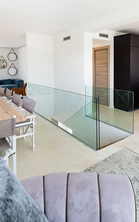 Villa Contra: Kjøkken, Lunsjrom