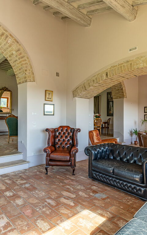 Villa Le Buche: Stue