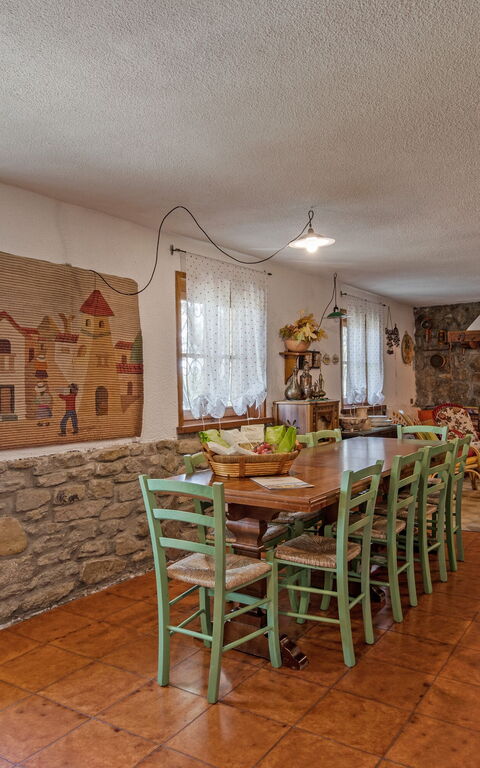 Casale Condottiero: Kjøkken, Lunsjrom