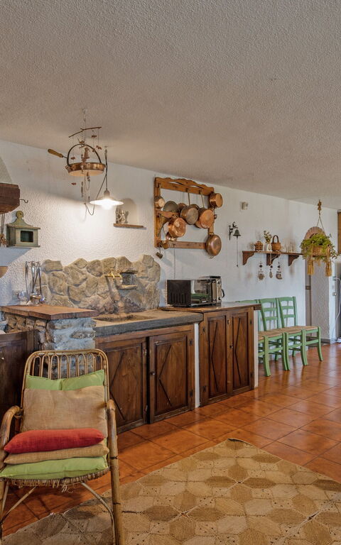 Casale Condottiero: Kjøkken, Lunsjrom