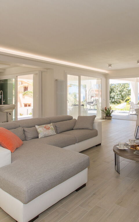 Villa Annalisa: Kjøkken, Stue