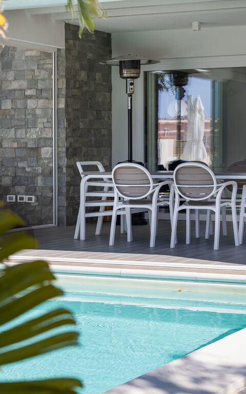 Villa Annalisa: Balkong / terrasse / uteplass, basseng, Eksteriør, Utendørs